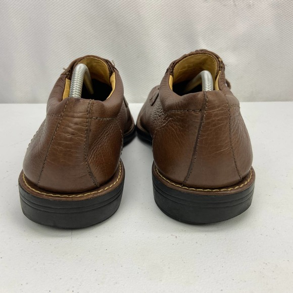 Sandro Moscoloni Oxford Bicycle Toe Brown Pebbled Leather 17007 Mens Size 11D - Picture 8 of 12